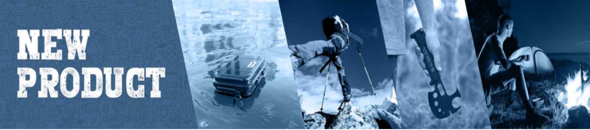 Survival Frog new survival products promotional banner.