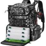 Piscifun fishing tackle backpack with organized storage boxes for practical preparedness